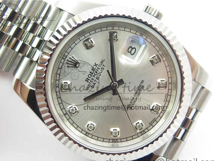 Dial Diamond A3235 Edition Bracelet DateJust Noob Silver 904L SS Jubilee Best 126334 on 1:1 0104